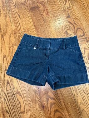 Express Dark Indigo Jean Shorts